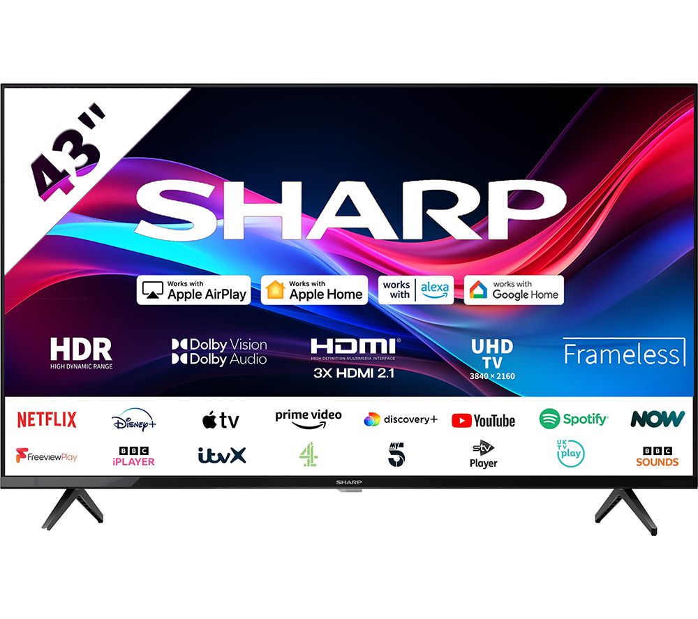 4T-C43GJ4725K 43" Smart 4K Ultra HD HDR LED TV