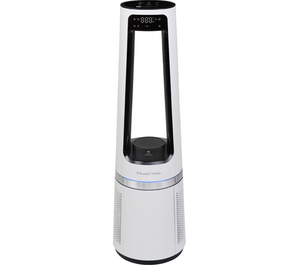 RUSSELL HOBBS RHBLDL25W Hot & Cool Bladeless Tower Fan - White
