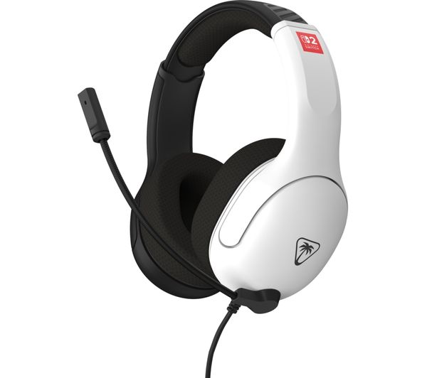 An image of TURTLE BEACH Airlite Fit Gaming Headset for Switch 2 - White & Black
