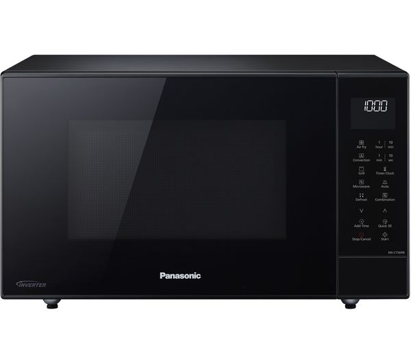 An image of PANASONIC 4-in-1 Air Fryer NN-CT56RBBPQ Combination Microwave - Black