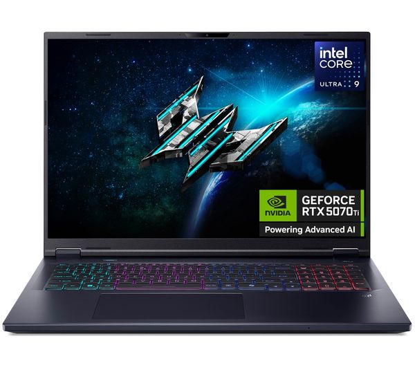 An image of ACER Predator Helios Neo 18 AI 18" Gaming Laptop - Intel® Core™ Ultra 9, RTX 5070 Ti, 1 TB SSD