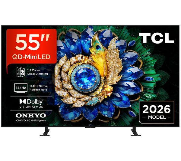 An image of TCL A400M 55" Premium QD-Mini LED 4K HDR Smart Google TV 2026 - 55A400M-UK
