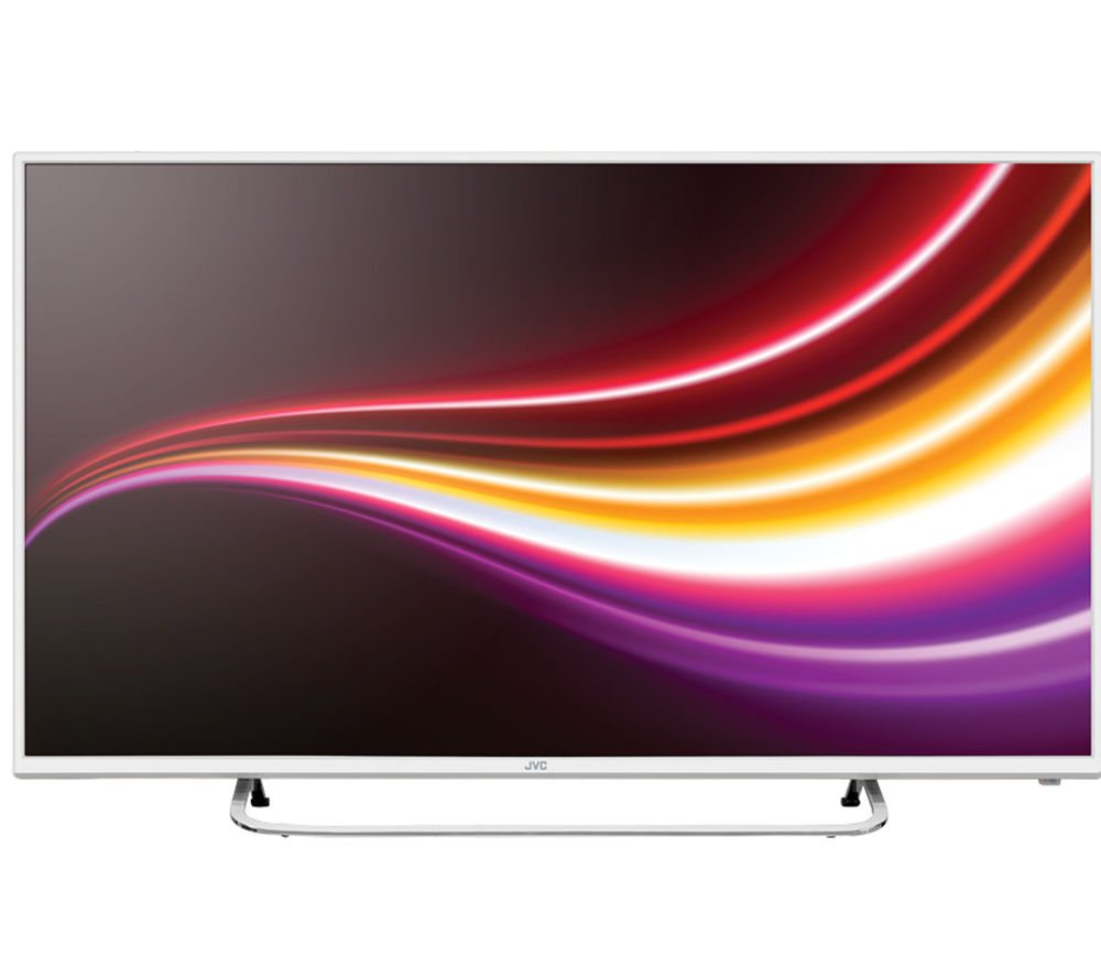 32″ JVC LT-32C461  LED TV – White, White