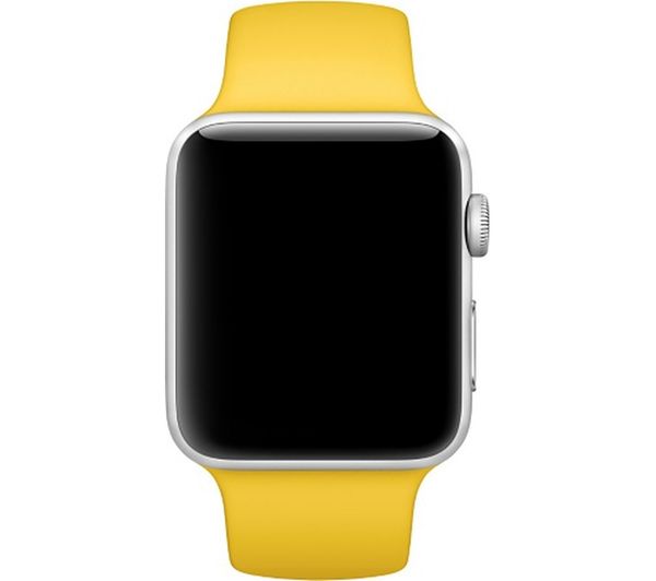 MM992ZM A APPLE Watch 42 mm Yellow Sport Band Currys Business