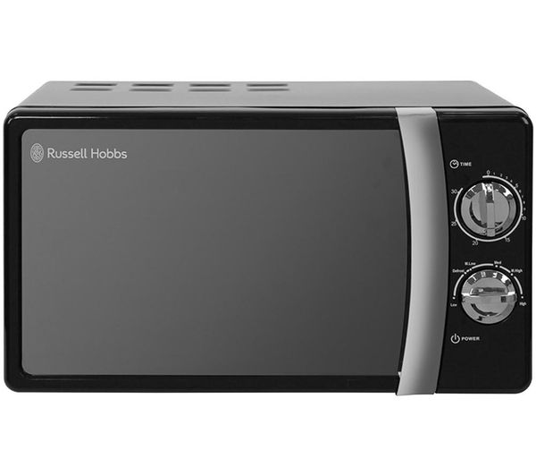 RUSSELL HOBBS RHMM701B Compact Solo Microwave - Black, Black