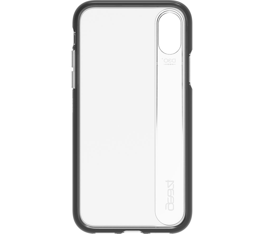 GEAR4 Windsor iPhone X/XS Case - Clear & Black, Black GEAR4 Windsor iPhone X/XS Case - Clear & Black, Black