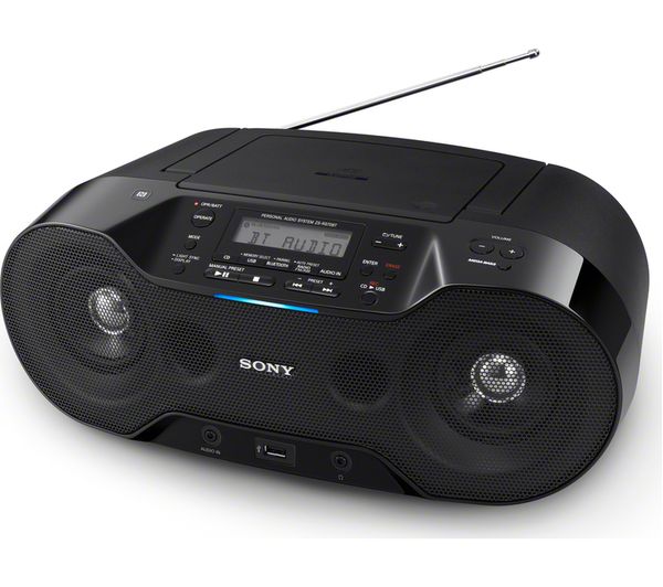 4905524933567 - SONY ZSRS70BTB DAB/FM Bluetooth Boombox - Black - Currys  Business