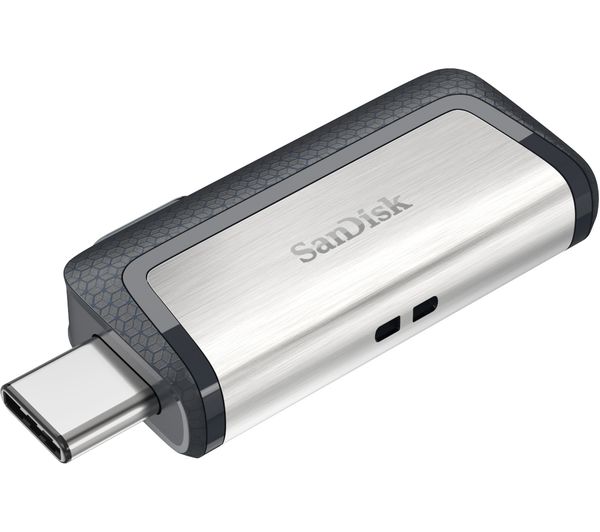 Image of SANDISK Ultra USB Type-C & USB 3.1 Dual Memory Stick - 32 GB, Silver