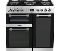 LEISURE CK90F530X 90 cm Dual Fuel Range Cooker - Stainless Steel & Chrome