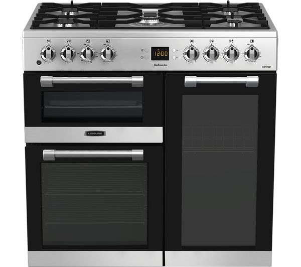 Leisure Ck90f530x 90 Cm Dual Fuel Range Cooker Stainless Steel Chrome