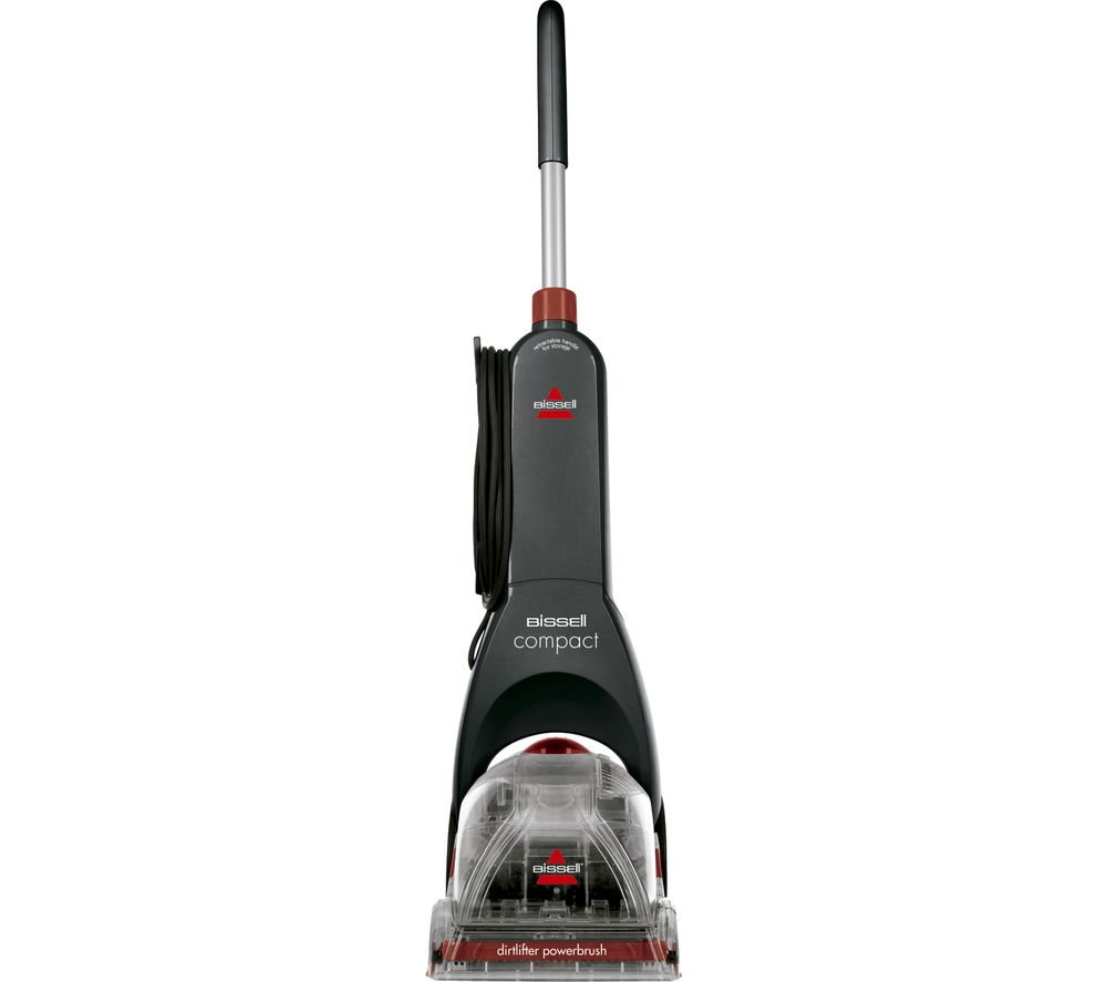 BISSELL InstaClean Compact 48X4E Upright Carpet Cleaner - Titanium & Red, Titanium