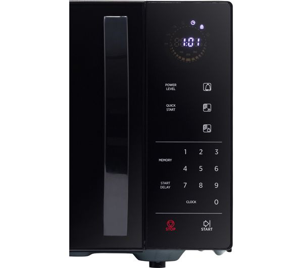 Black Hoover HMW25STB-UK 25L 900W digital Solo Microwave 