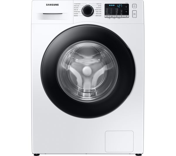 Image of SAMSUNG Series 5 ecobubble WW80TA046AE/EU 8 kg 1400 Spin Washing Machine - White