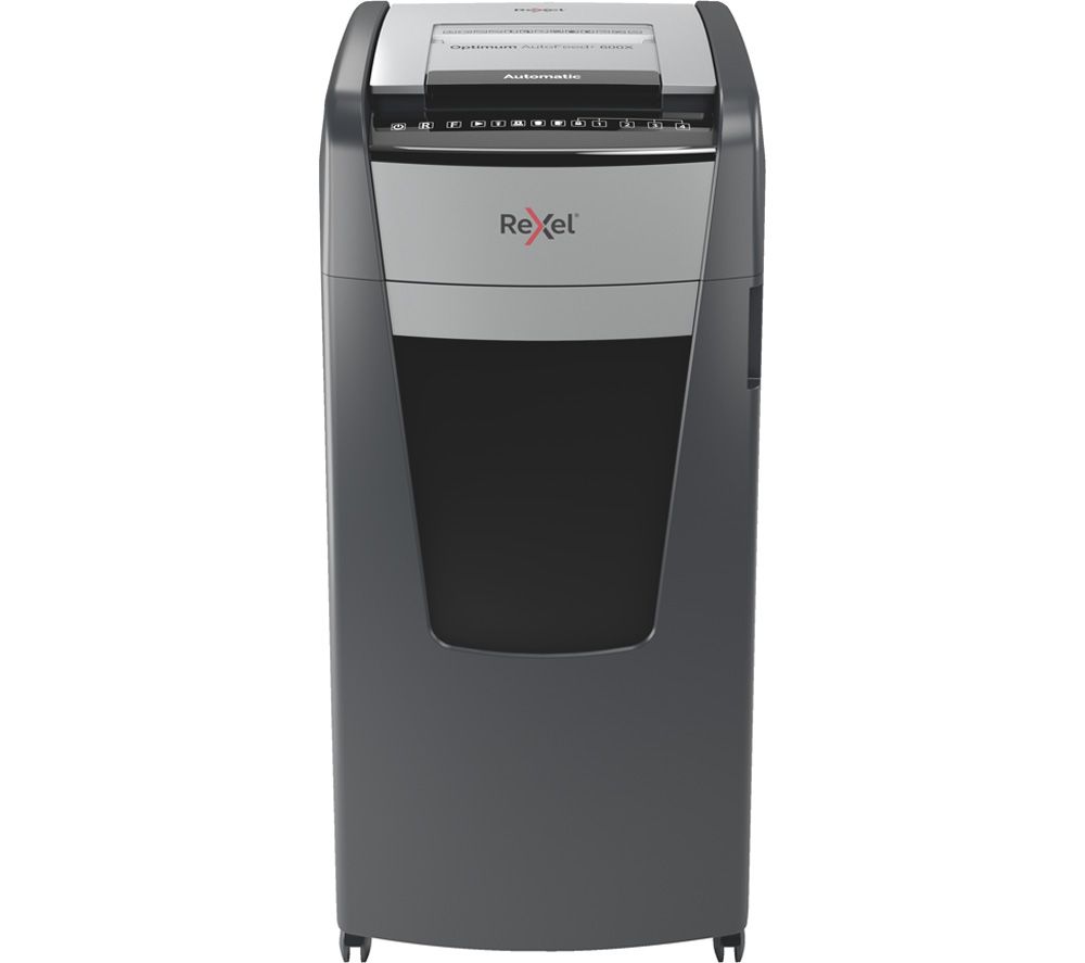 REXEL Optimum AutoFeed 600X Cross Cut Paper Shredder review