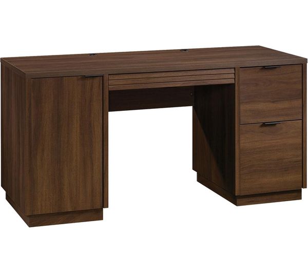 Teknik Elstree Double Pedestal Desk Spiced Mahogany