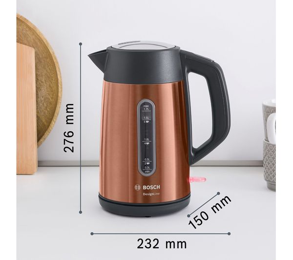 TWK4P439GB BOSCH DesignLine Plus TWK4P439GB Cordless Jug Kettle