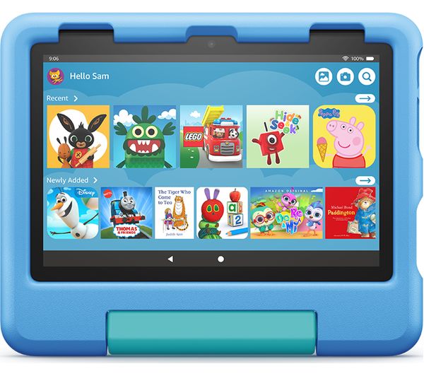Amazon Fire Hd 8 Kids Ages 3 7 Tablet 2022 32 Gb Blue