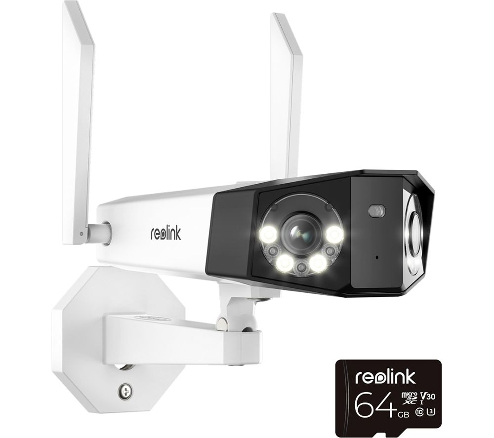 Duo 2-lens 4K 1728p WiFi Security Camera - White