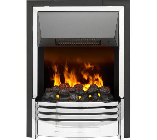 DIMPLEX Optimyst Pomona POM20 Electric Fireplace - Black & Silver