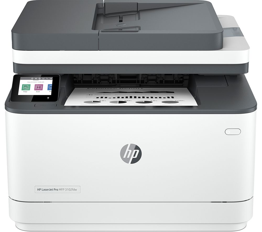 LaserJet Pro 3102FDW Monochrome All-in-One Wireless Laser Printer with Fax