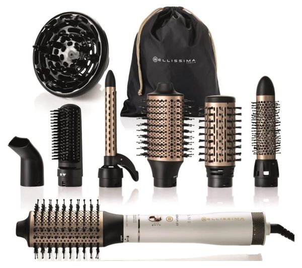 Bellissima Italia Air Wonder 8 In 1 Hair Styler White Gold