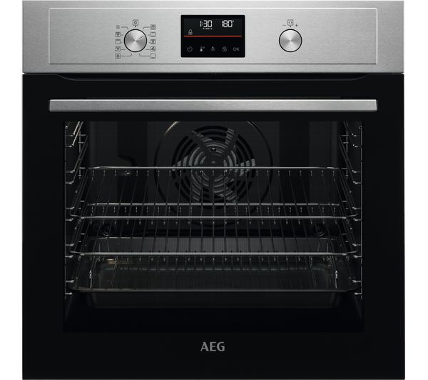 Image of AEG 6000 SurroundCook BPX535061M Pyrolytic Electric Oven - Stainless Steel