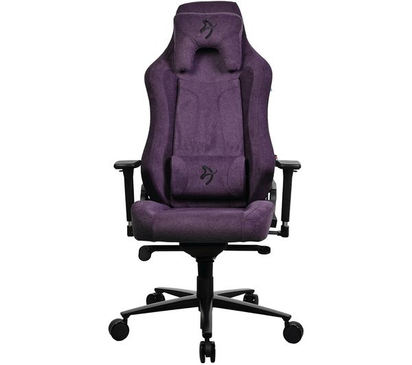 AROZZI Vernazza Soft Fabric Gaming Chair - Purple