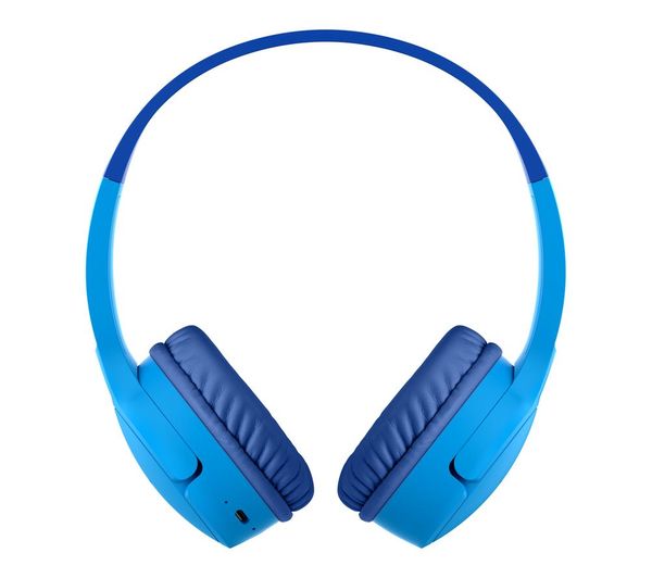 Belkin Soundform Mini Aud002btblv3 Wireless Bluetooth Kids Headphones Blue