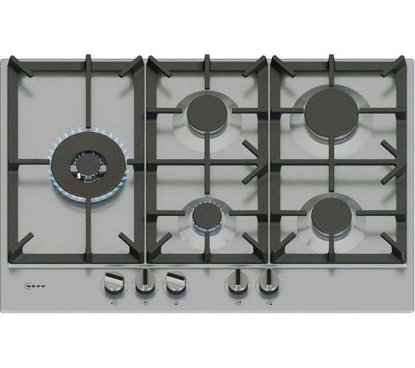 NEFF N70 T27CIS8N0 75 cm Gas Hob - Stainless Steel