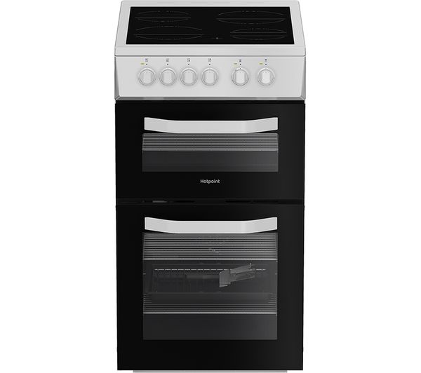 Hotpoint Hte5vcw 50 Cm Electric Ceramic Cooker White