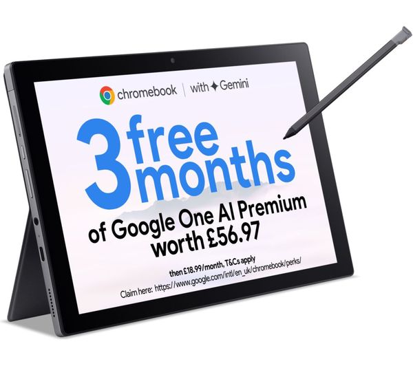 Acer 311 11 Chromebook Tab Mediatek Kompanio 520 128 Gb Emmc Silver