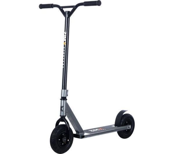An image of ZIMX ZX Track Kids Dirt Scooter - Gun Metal Grey