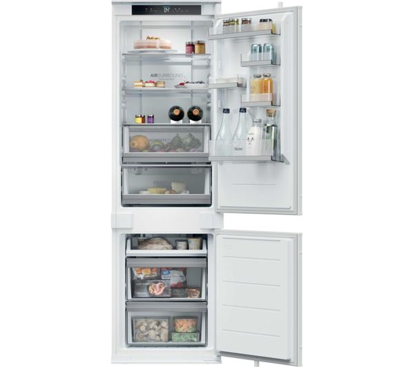 Haier Hbw5518dk Integrated Smart 70 30 Fridge Freezer Sliding Hinge