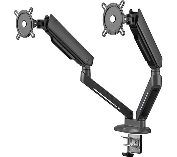 ONE FOR ALL DM8210 Universal Gaming Dual Arm 21-45" Monitor Desk Mount - Anthracite & Black