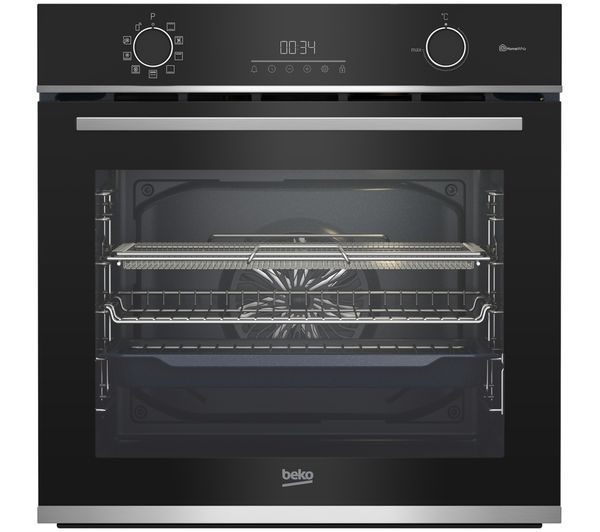 An image of BEKO AeroPerfect BBIMA13501WXP Electric Pyrolytic Single Smart Oven - Stainless Steel