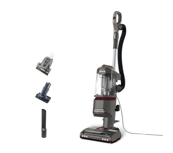 An image of SHARK Classic Pet Lift-Away NV603UKT Upright Bagless Vacuum Cleaner - Java and Red Plum