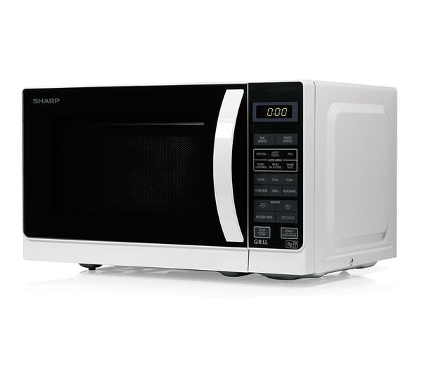 SHARP R662WM Microwave with Grill - White Fast Delivery | Currysie