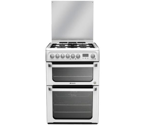 HOTPOINT HUD61P Dual Fuel Cooker