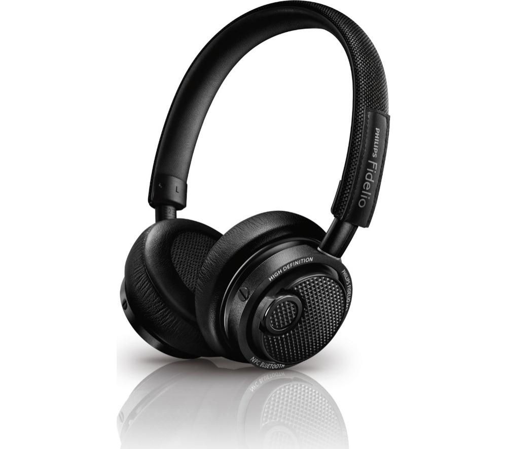 Buy PHILIPS Fidelio M2BTBK Wireless Bluetooth Headphones Black Free Delivery Currys