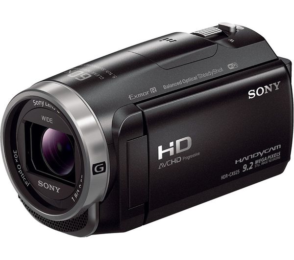 SONY HDR-CX625 Traditional Camcorder - Black, Black