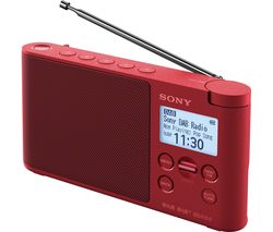 SONY XDR-S41D Portable DAB+/FM Radio - Red
