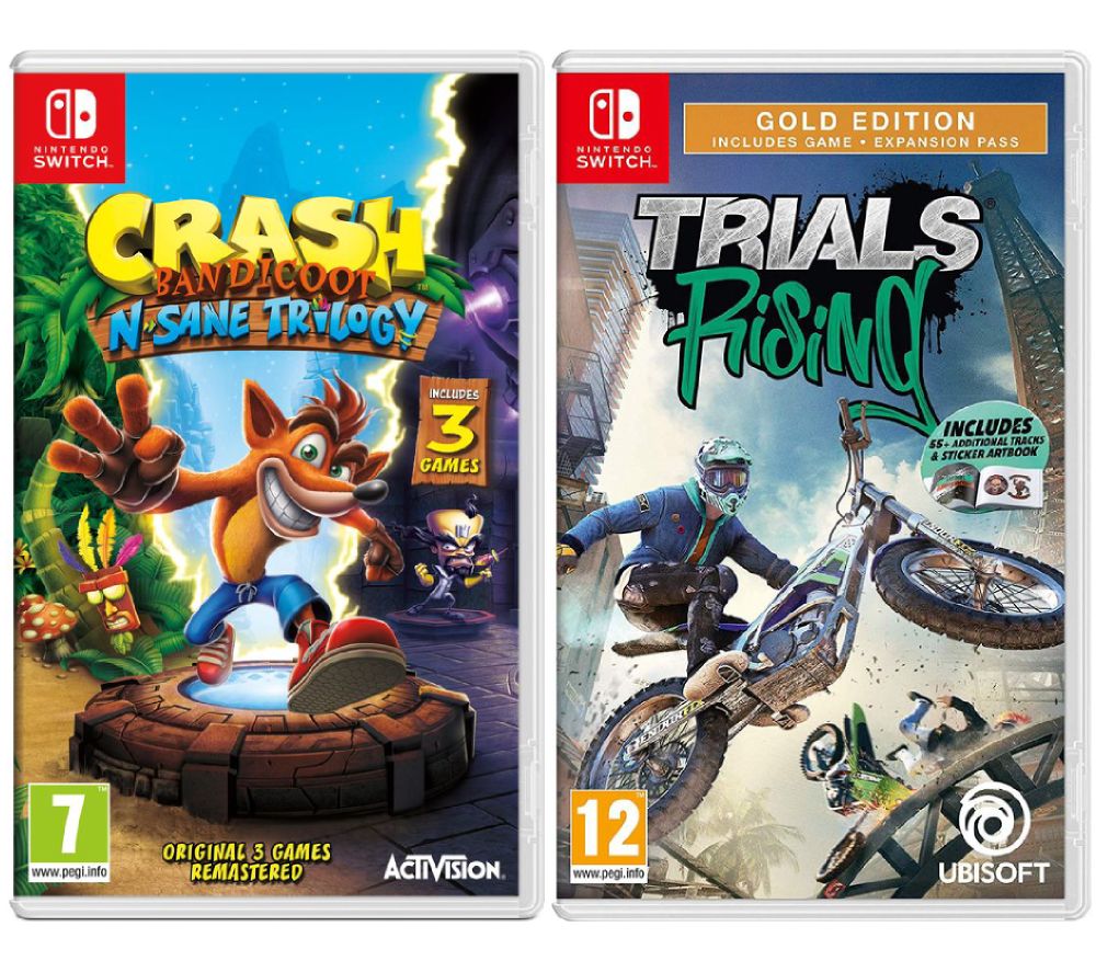 NINTENDO Crash Bandicoot N-Sane Trilogy & Trials Rising Bundle review