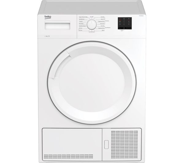 Beko Dtkce90021w 9 Kg Condenser Tumble Dryer White