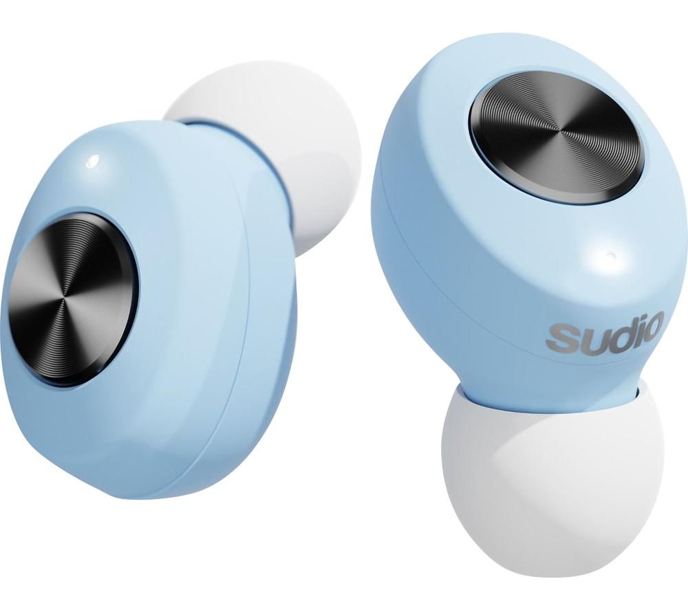 SUDIO TOLV Wireless Bluetooth Earphones - Pastel Blue