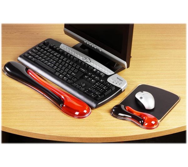 Buy KENSINGTON Duo Gel Mouse Mat Black & Red Free Delivery Currys
