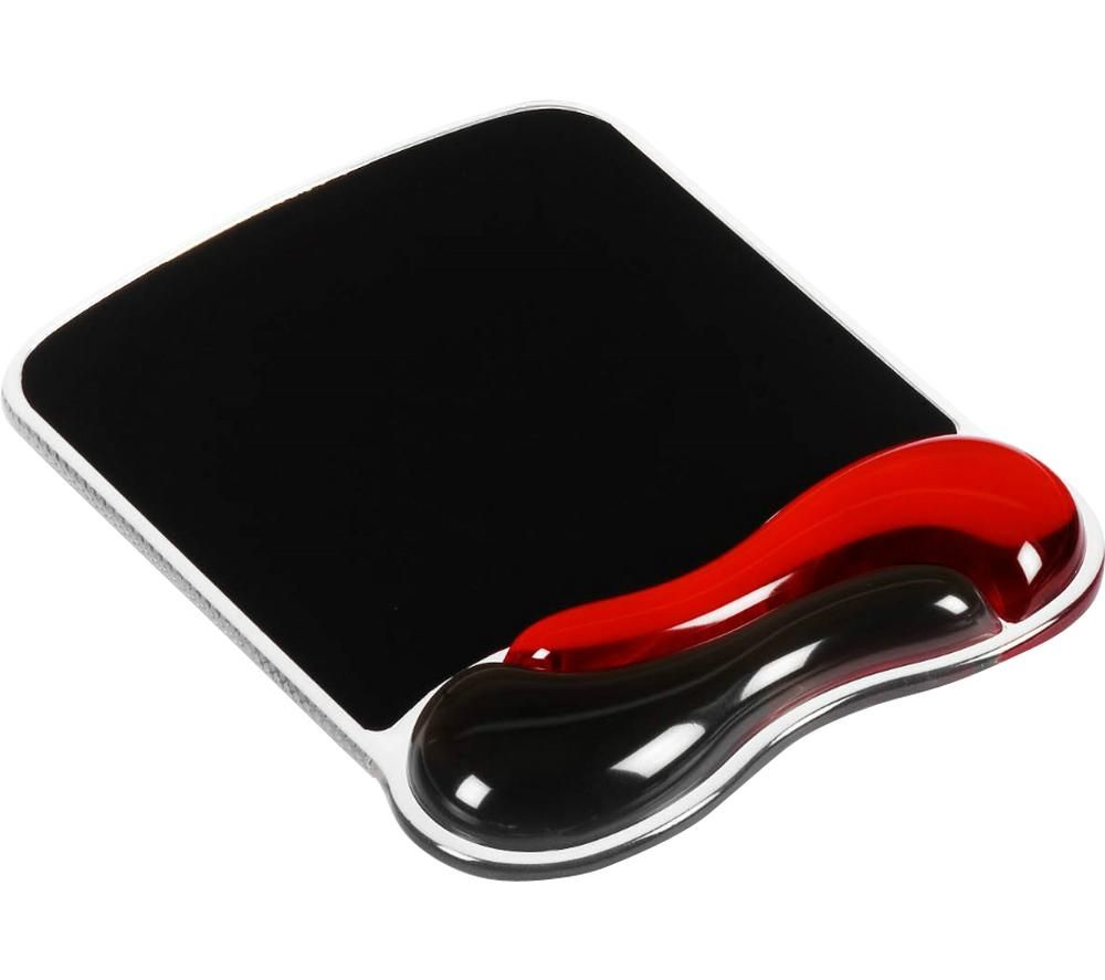 Duo Gel Mouse Mat – Black & Red