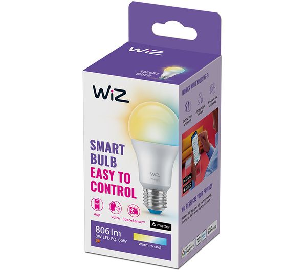 Wiz A60 Tunable White Smart Light Bulb E27