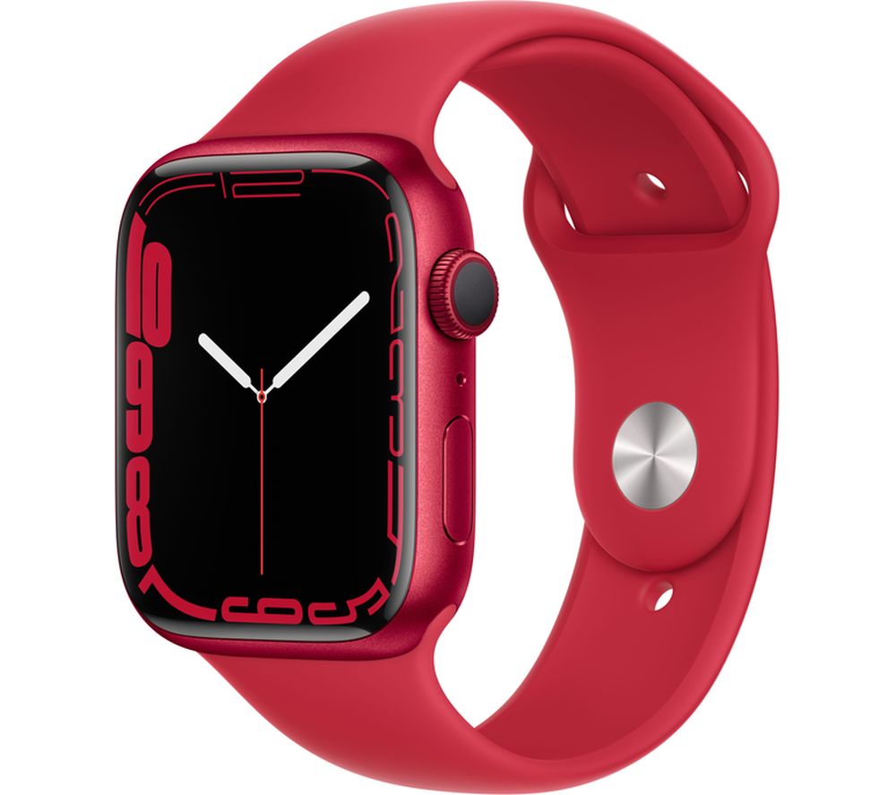 APPLE Watch Series 7 - (PRODUCT)RED Aluminium with (PRODUCT)RED Sports Band, 45 mm