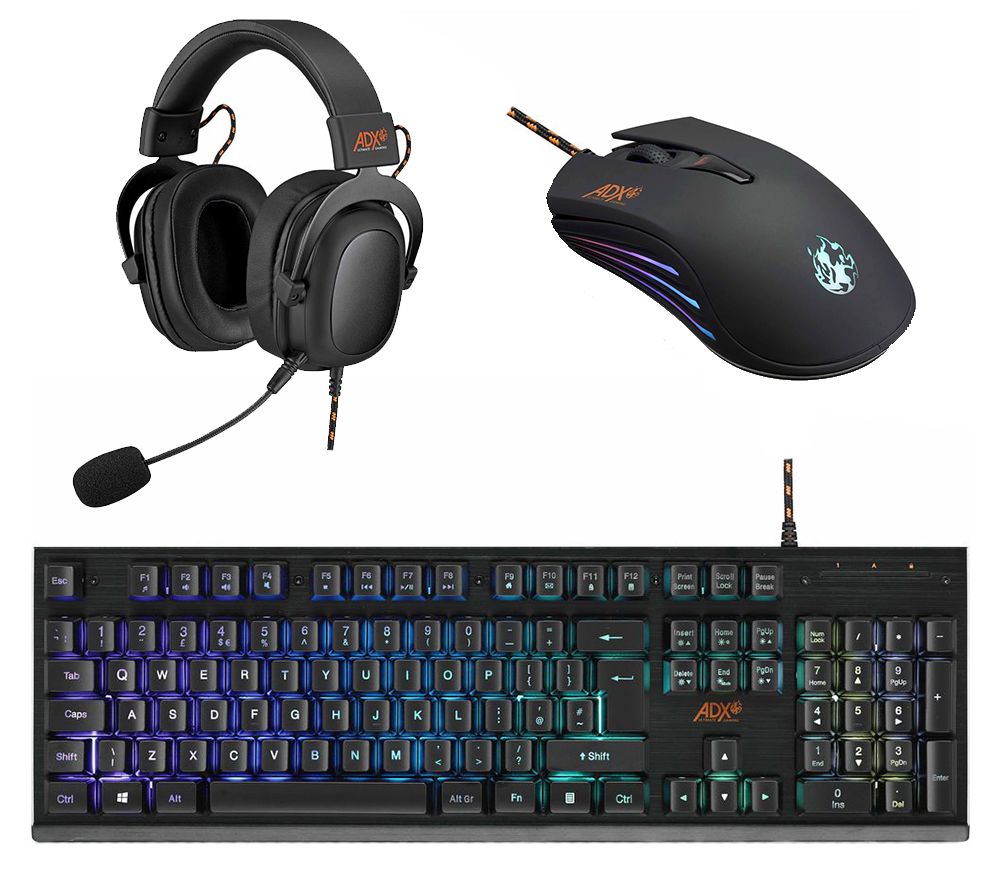 ADX A0419 Mechanical Keyboard, Mouse & Headset Gaming Bundle