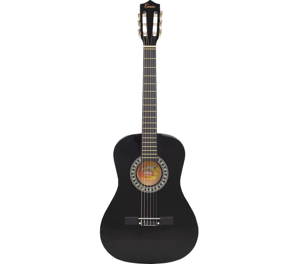 ENC34BKOFT Acoustic Guitar Bundle - Black